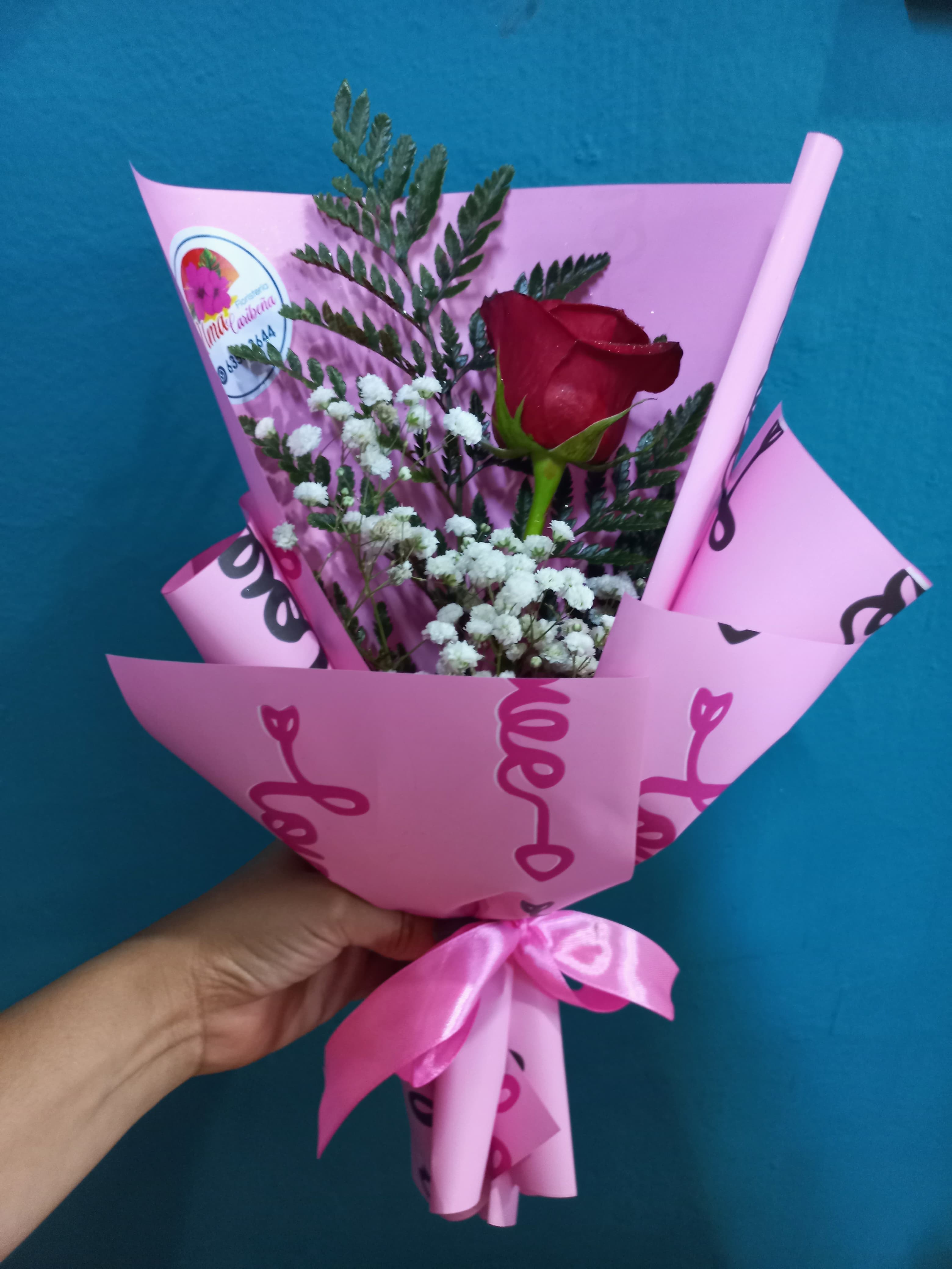 1 rosa arreglada