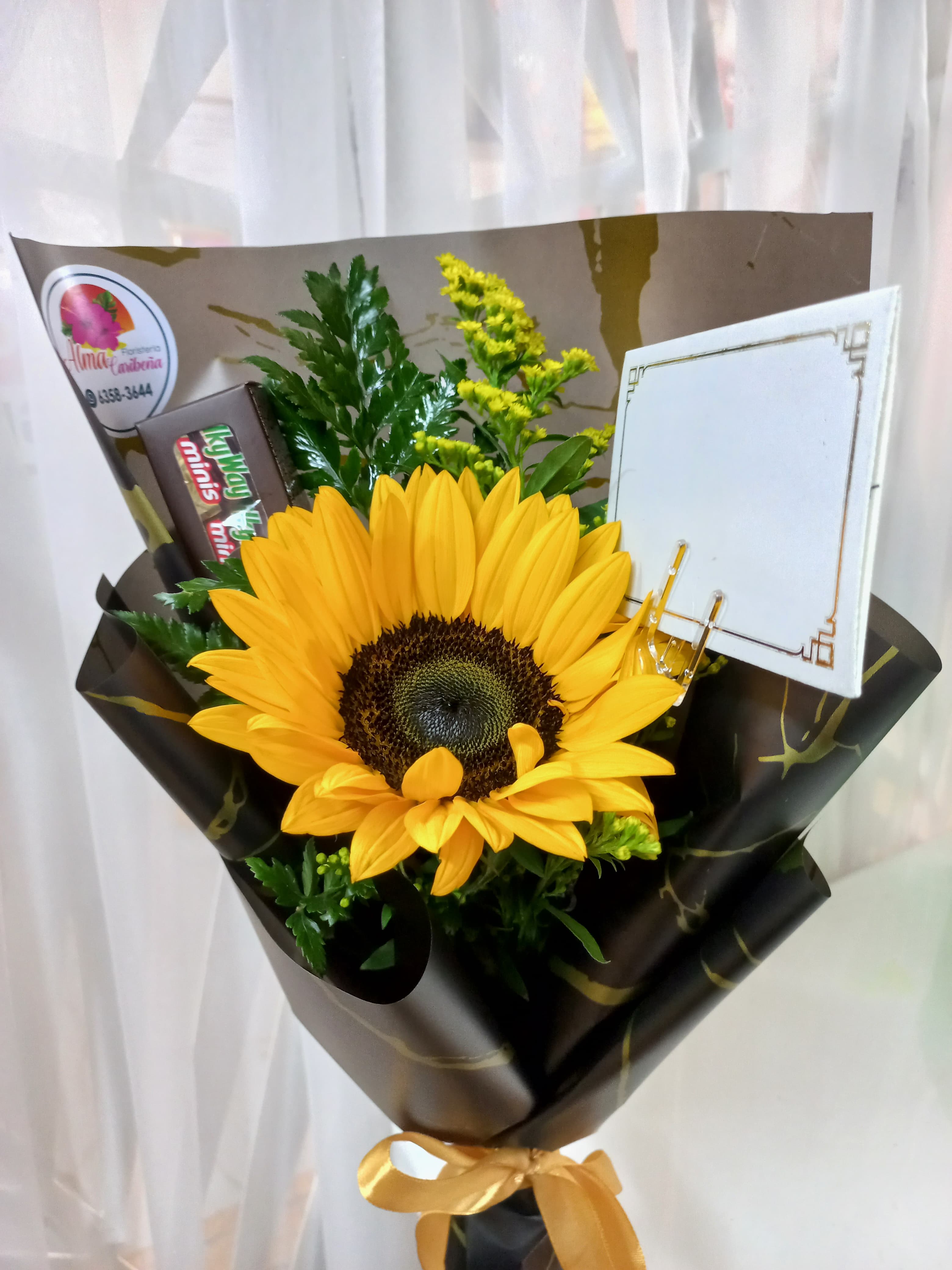1 girasol arreglado